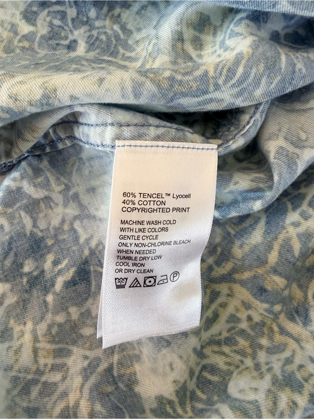 Tommy Bahama Tortola Tencel Cotton Blend Floral Short-Sleeve Button-Down - Picture 9 of 9